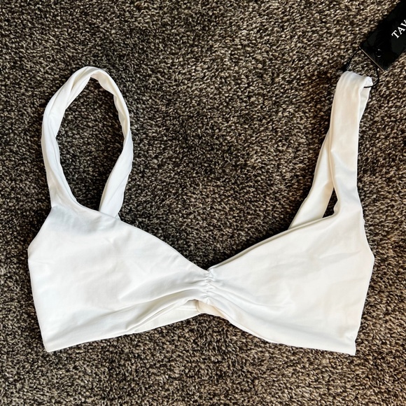 Tavik Pia White Bikini Top, Small, NWT - Picture 1 of 11